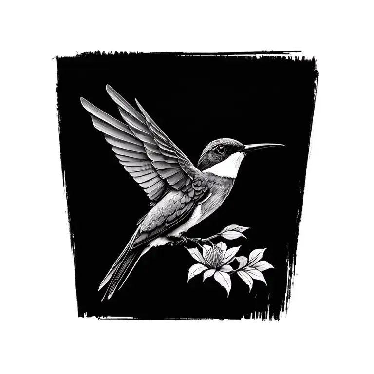 Kolibri Fine Line Art