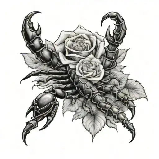 Scorpion And Rose