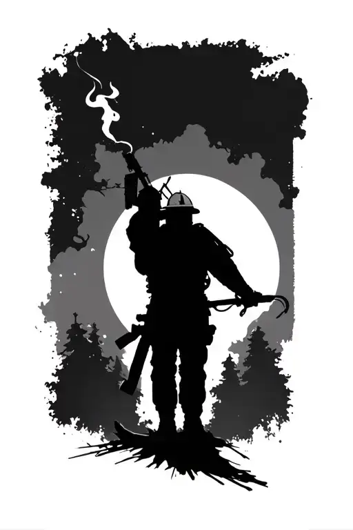 Fireman Silhouette