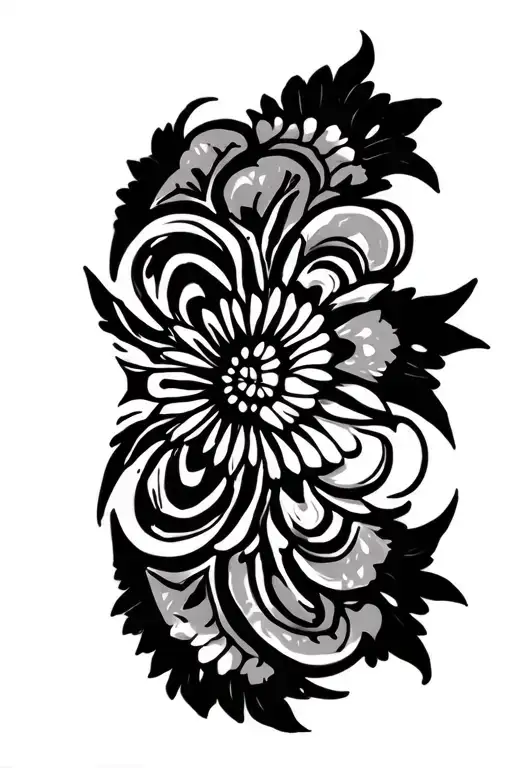 Fine Line Ornamental Mandala