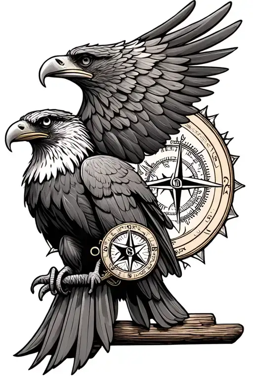Eagle And Compass