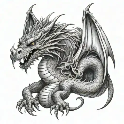 Dragon Protecting His Family