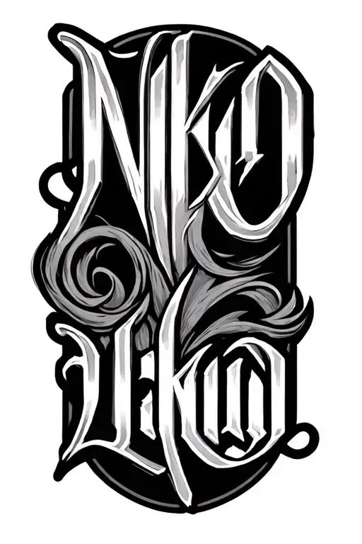 Name Tattoo Featuring Niko
