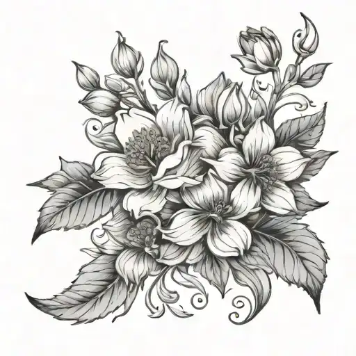 Birth Flower May Flower And December