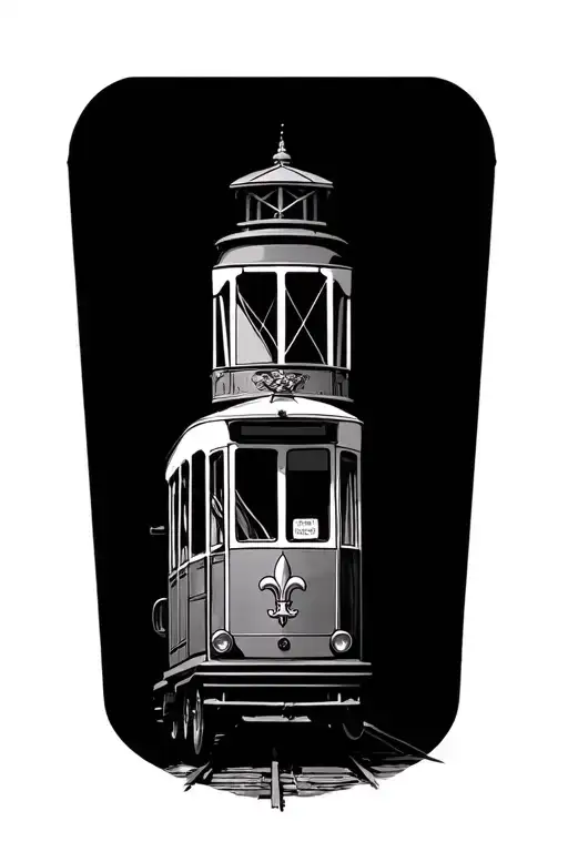 Flur De Lis New Orleans Street Car