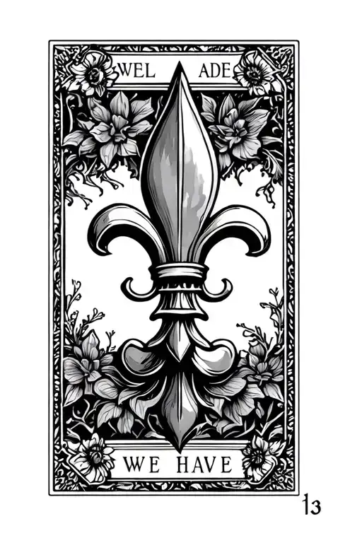 Flur De Lis We Have Tarot Card