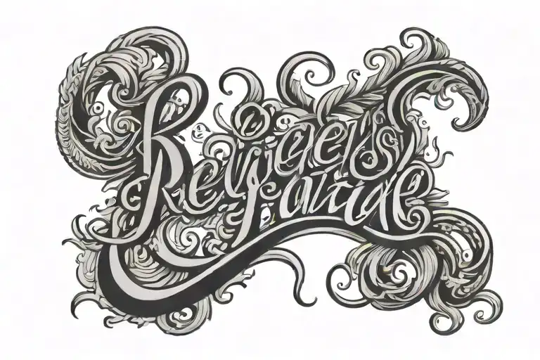 Reyes Cursive Lettering
