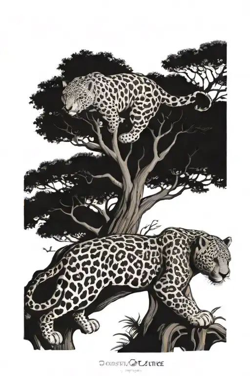Tree Of Life And Jaguar Emerging
