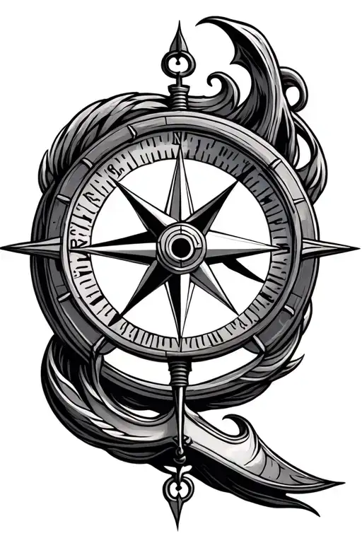 Nautical Compass Rose