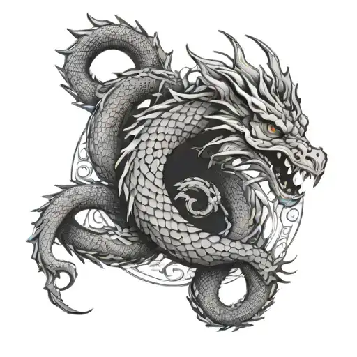 Dragon Infinity Sign