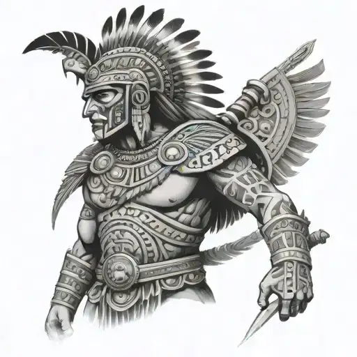 Full Back Aztec Warrior