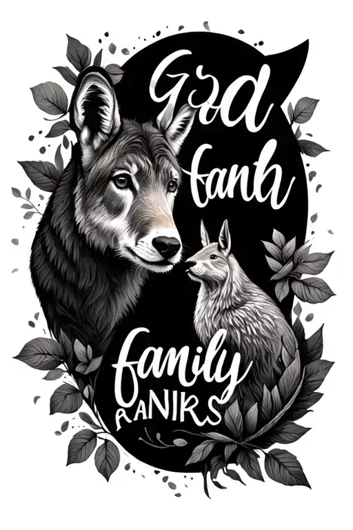 God Family Animals Faith Words Nature