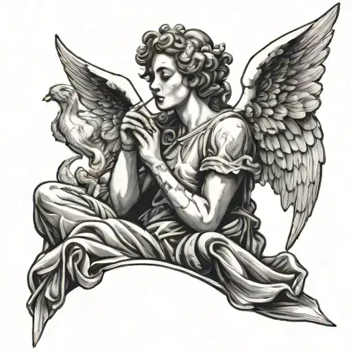 Angel Smoking