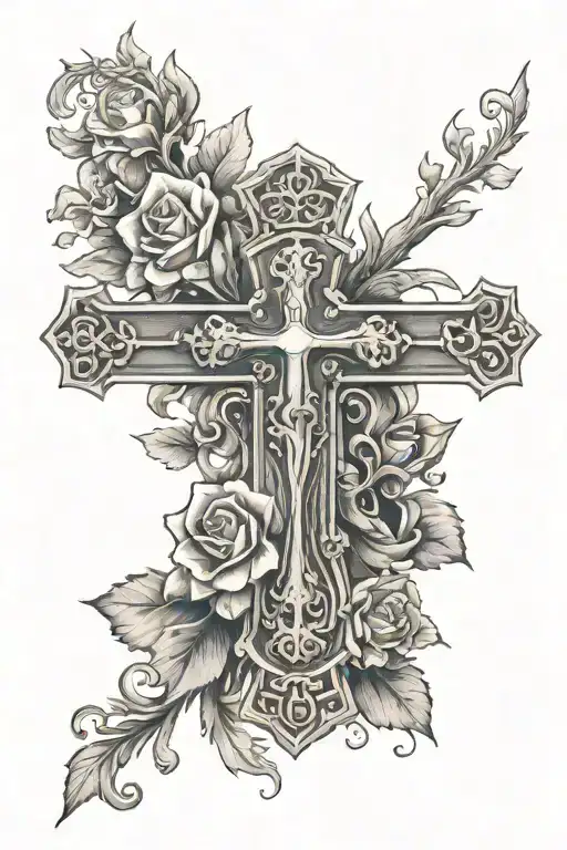 Cross And Stillborn Baby