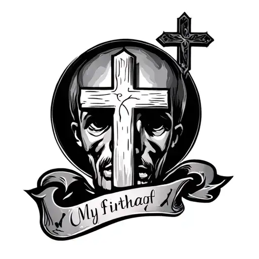 Date Of Birthday Of My Father's Death With A Cross