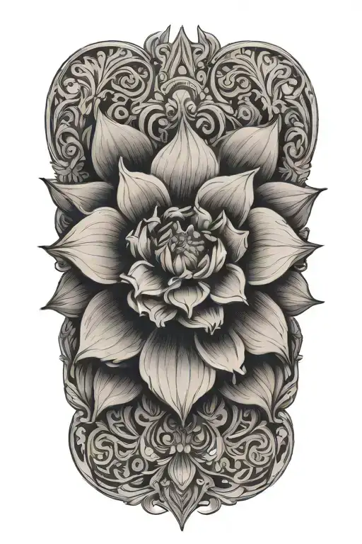 Flower Forearm And Hand Sleeve
