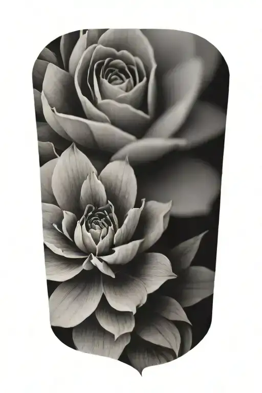 Flower Forearm And Hand Sleeve