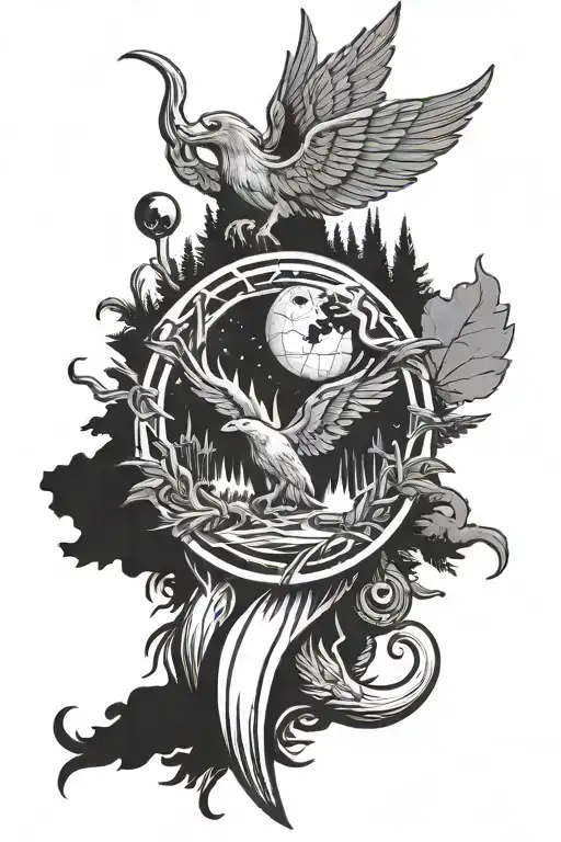 Tooth And Jungle And Camping And Phoenix Rising And Astronomy