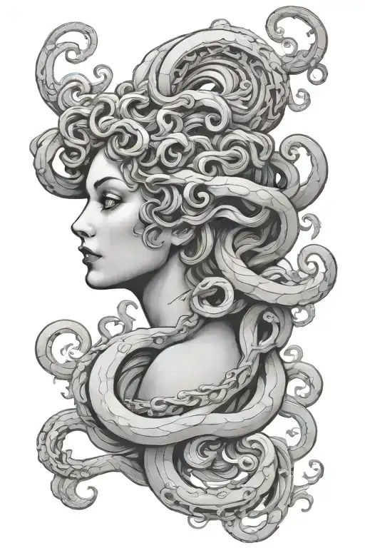 Art Nouveau Medusa