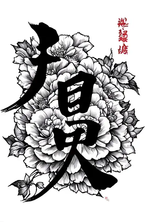 Loyalty Over Love In Japanese Kanji Symbol