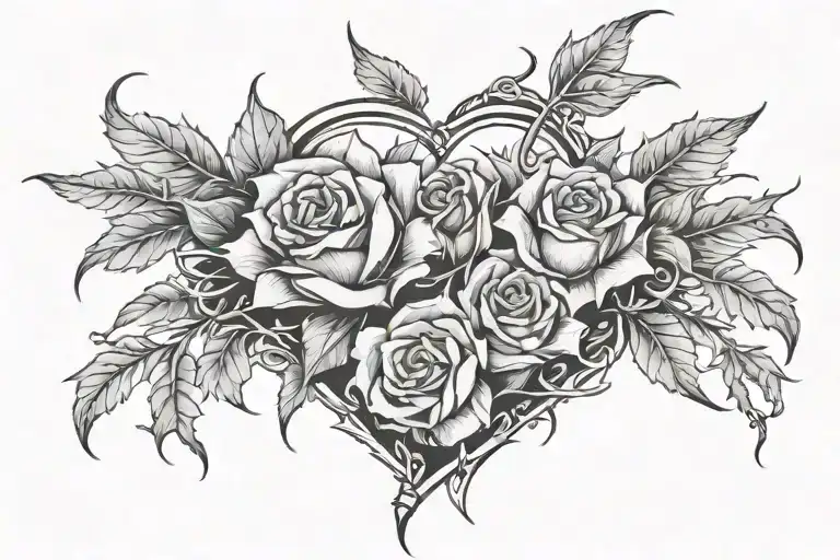 Amb With Thorns In The Font Representing Your Love