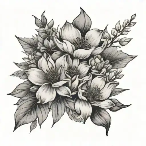 Birth Flower Bouquet