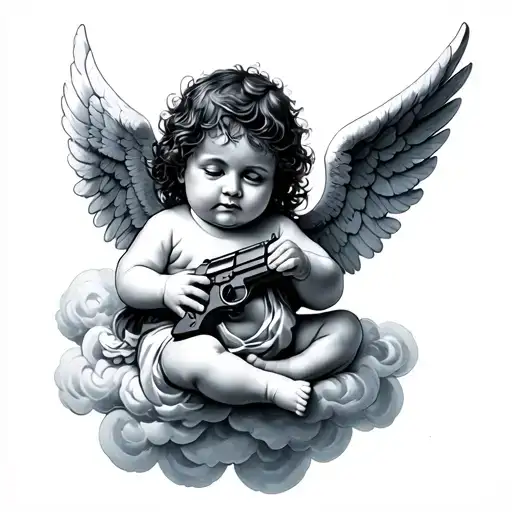 Cloud And Gun A Baby Angel