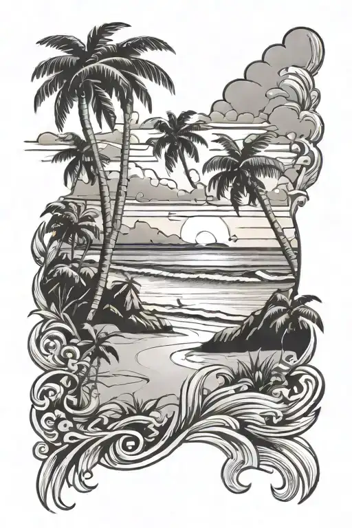 Beach Scene
