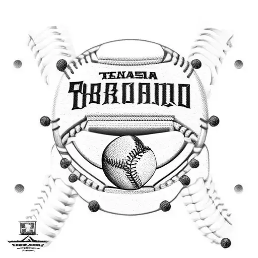 Baseball Themed Biomechanical Sleeve Featuring Texas Rangers Logo