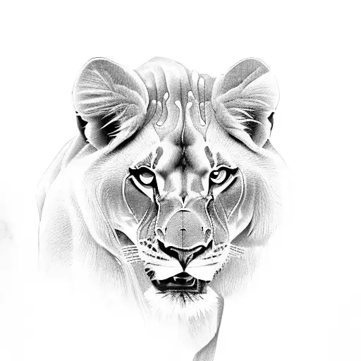 Fierce Looking But Feminine Female Lioness