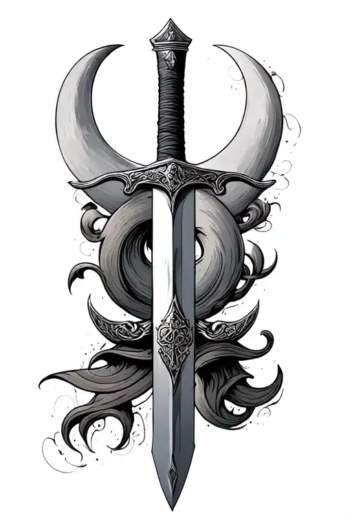 An Ottoman Sword With The Turkish Crescent Moon With Mark On It Ayle