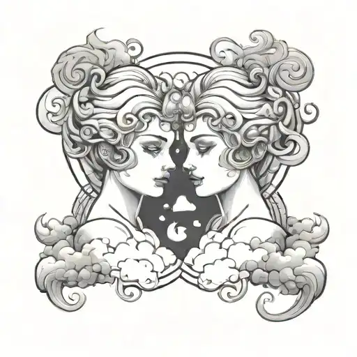 Gemini Within The Clouds