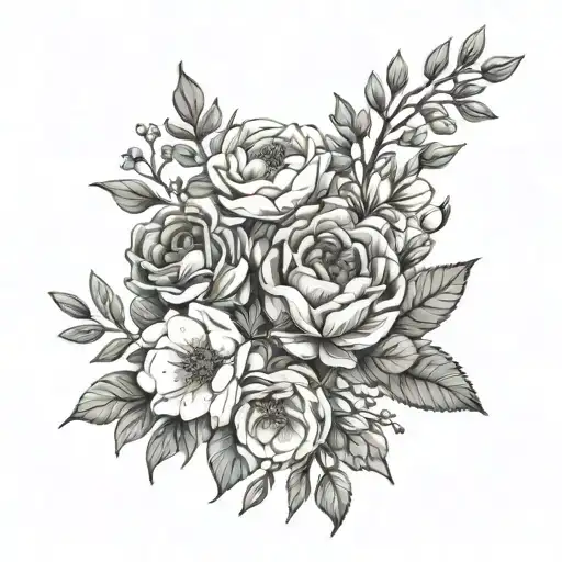 Birth Flower Bouquet