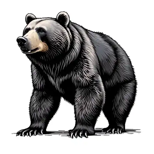 Kamchatka Bear Standing