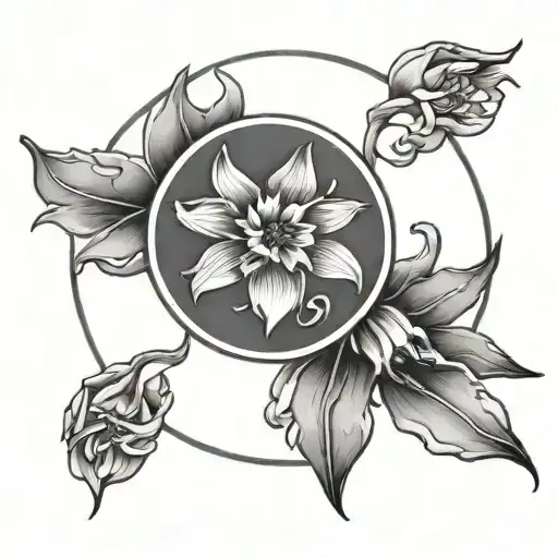 Phoenix Daffodil Moon Surrounded