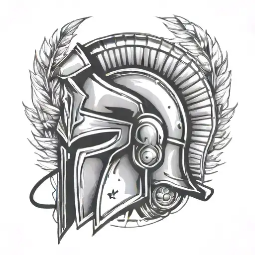 Spartan Helmet With Headphones