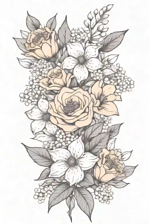 April And May Birth Flower Bouquet