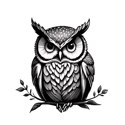 Fine Line Owl