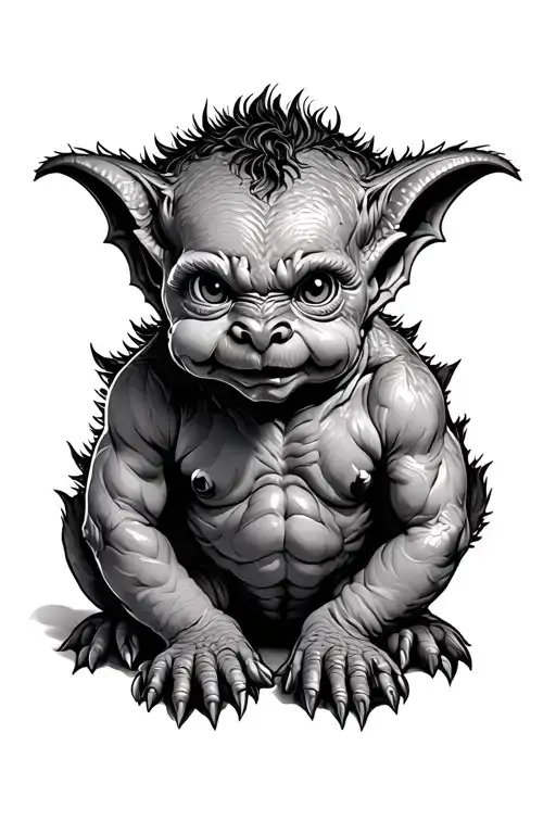 Baphet Cute Baby Gargoyle