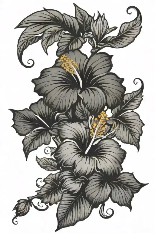 Hibiscus Flower Vine