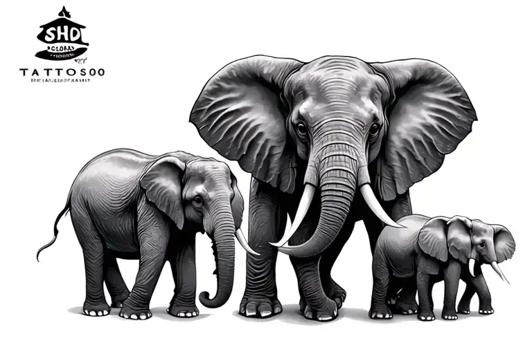 Elephant Family Members