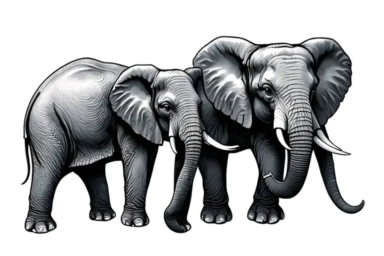 Elephant Couple