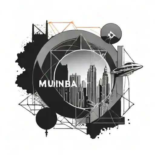 Mumbai Atlanta And Miami Coordinates In Geometric Design