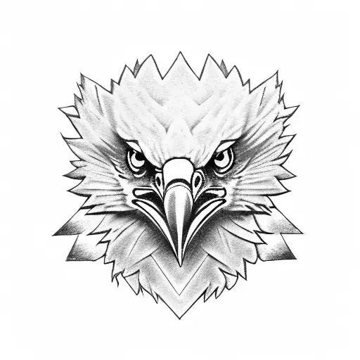 Eagle With Blue Eyes