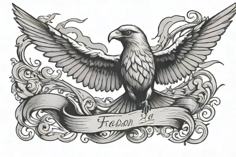 Freedom Bird Flying And The Word Freedom Plain One