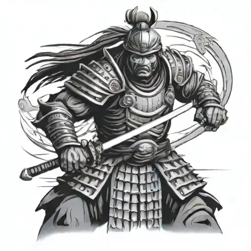 African Samurai Warrior