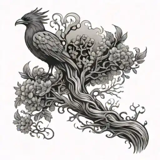 Tree Of Life With Phoenix