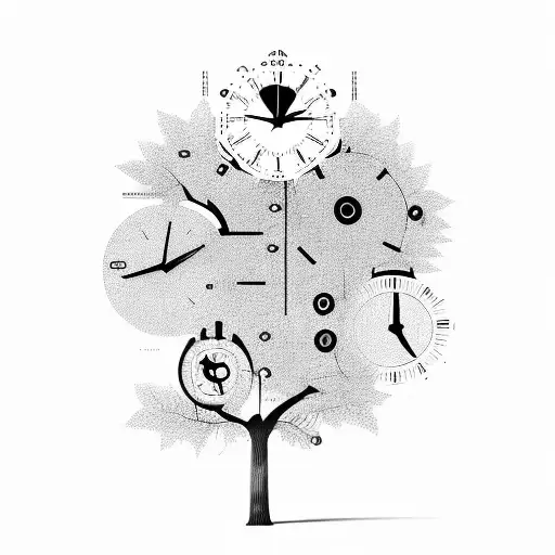 Family Tree With Clocks