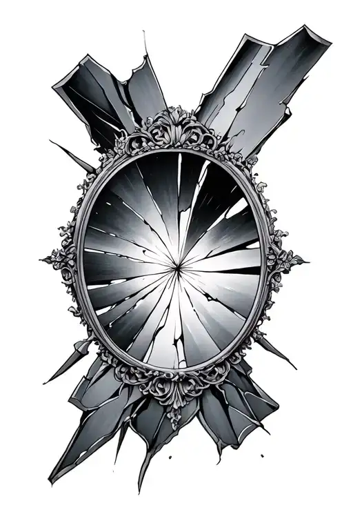 Broken Mirror Reflecting