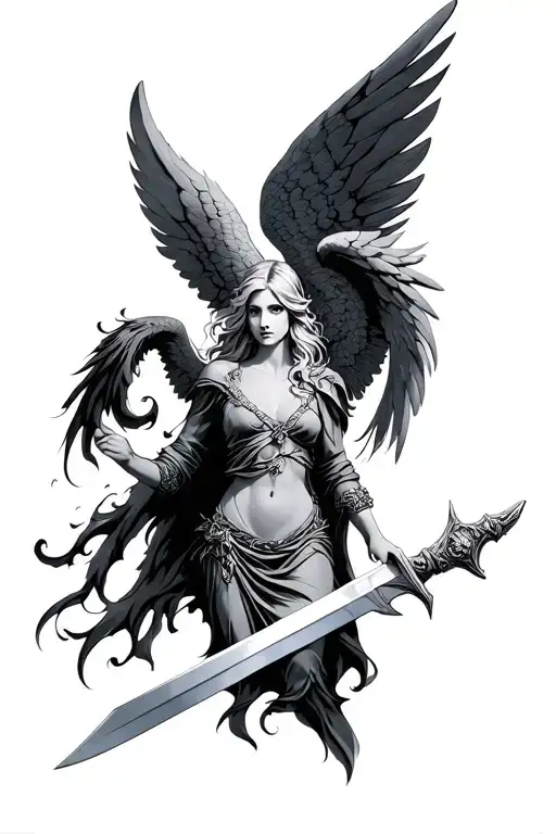 Arch Angel With Sword